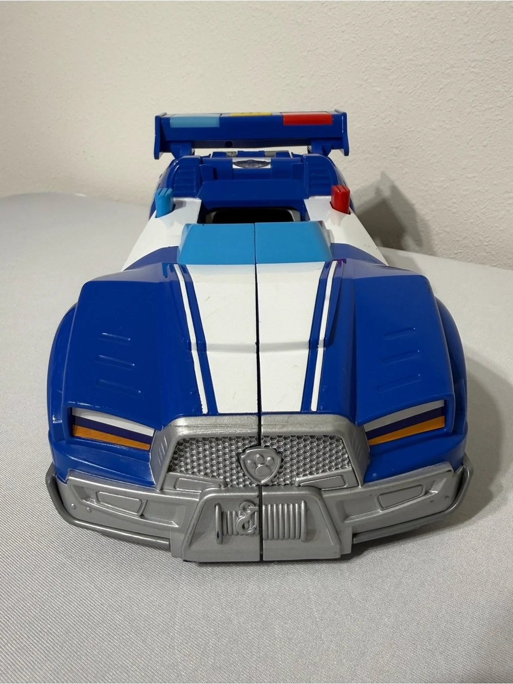 Paw Patrol Chase 2-In-1 Transforming Movie City Cruiser WORKS w/ Discs